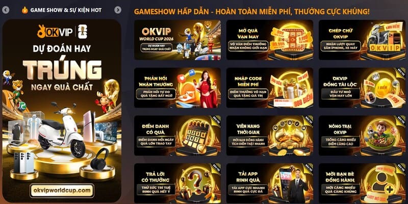 OKVIP là hệ sinh thái giải trí trực tuyến liên kết nhiều nền tảng